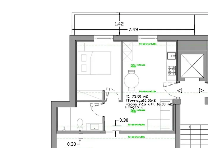 Apartment Charming Santo Antonio Roof